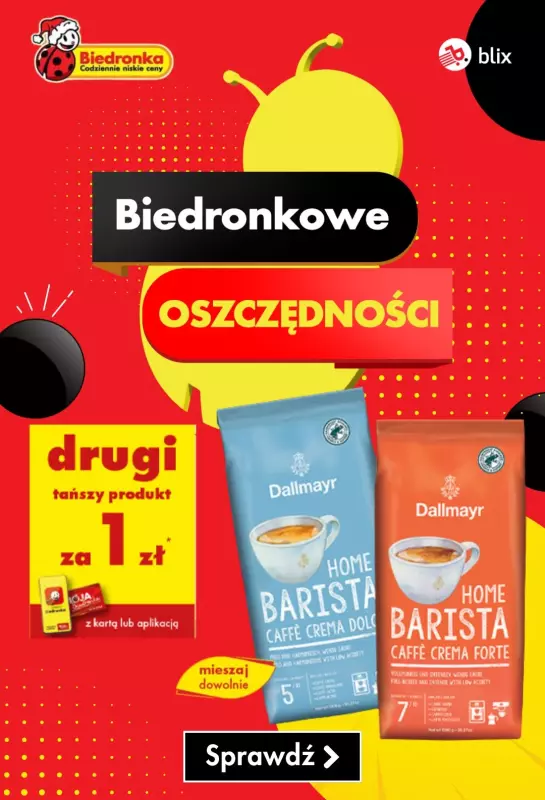 Biedronka - gazetka promocyjna Biedronkowe oszczędności od poniedziałku 01.09 do środy 03.09
