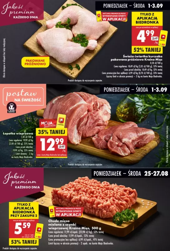 Biedronka - gazetka promocyjna Biedronkowe oszczędności od poniedziałku 01.09 do środy 03.09 - strona 4