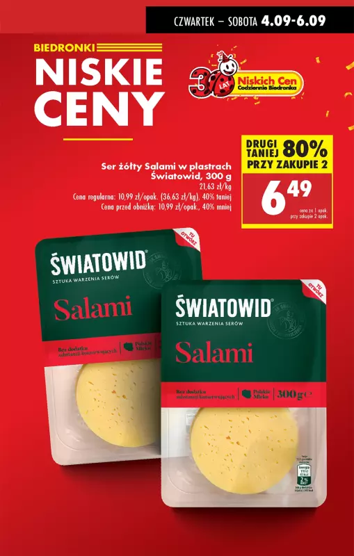 Biedronka - gazetka promocyjna Od czwartku od czwartku 04.09 do środy 10.09 - strona 7