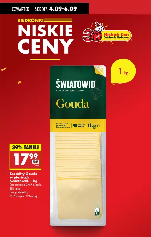Biedronka - gazetka promocyjna Od czwartku, Z ladą tradycyjną od czwartku 04.09 do środy 10.09 - strona 3