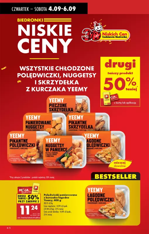 Biedronka - gazetka promocyjna Od czwartku, Z ladą tradycyjną od czwartku 04.09 do środy 10.09 - strona 6