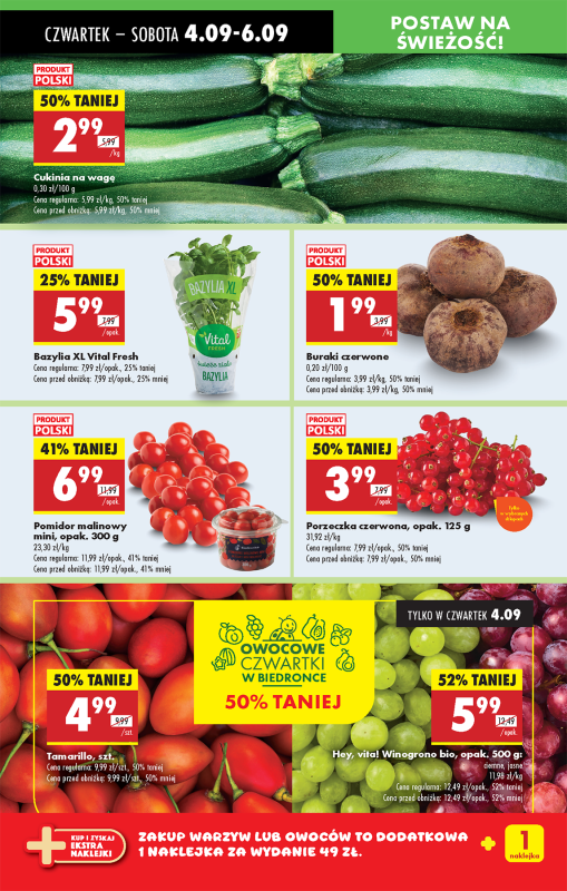 Biedronka - gazetka promocyjna Od czwartku, Z ladą tradycyjną od czwartku 04.09 do środy 10.09 - strona 15
