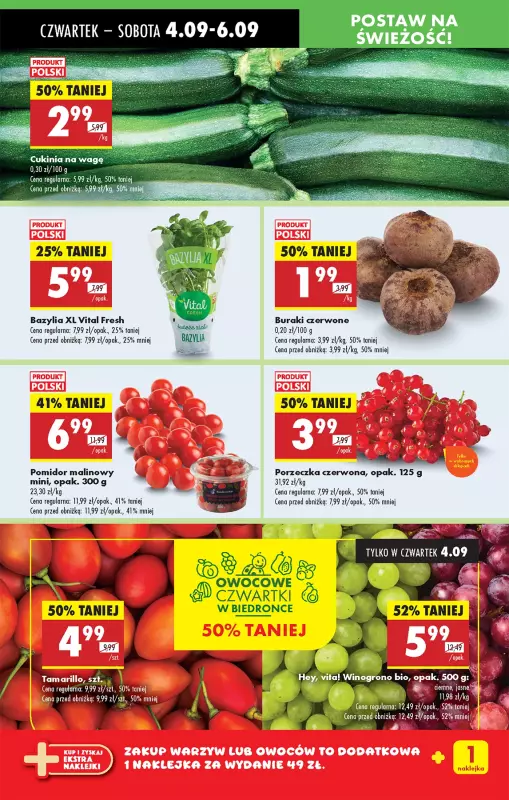 Biedronka - gazetka promocyjna Od czwartku, Z ladą tradycyjną od czwartku 04.09 do środy 10.09 - strona 15