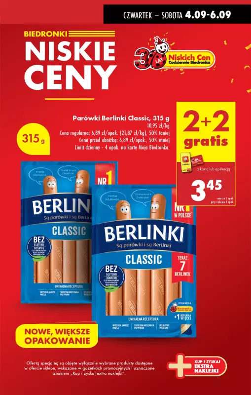 Biedronka - gazetka promocyjna Od czwartku, Z ladą tradycyjną od czwartku 04.09 do środy 10.09 - strona 5