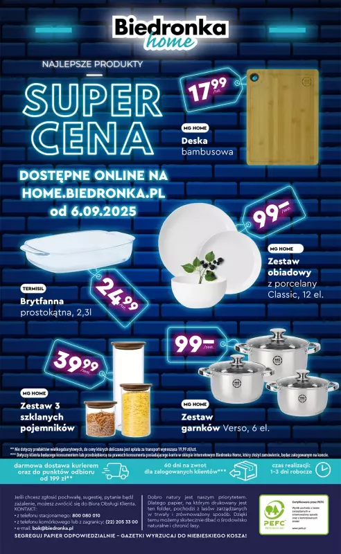 Biedronka - gazetka promocyjna Okazje tygodnia od 8.09 od poniedziałku 08.09 do środy 24.09 - strona 46