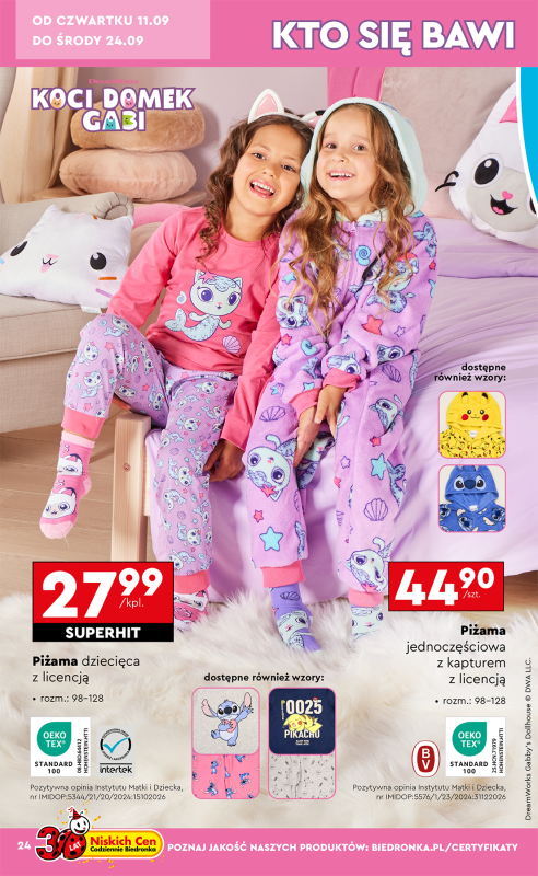 Biedronka - gazetka promocyjna Okazje tygodnia od 8.09 od poniedziałku 08.09 do środy 24.09 - strona 26