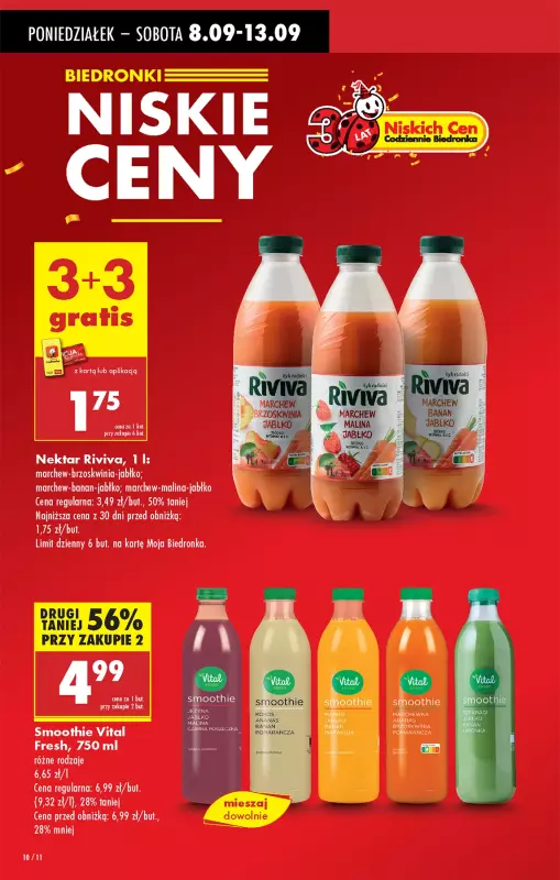 Biedronka - gazetka promocyjna Od poniedziałku od poniedziałku 08.09 do niedzieli 14.09 - strona 10