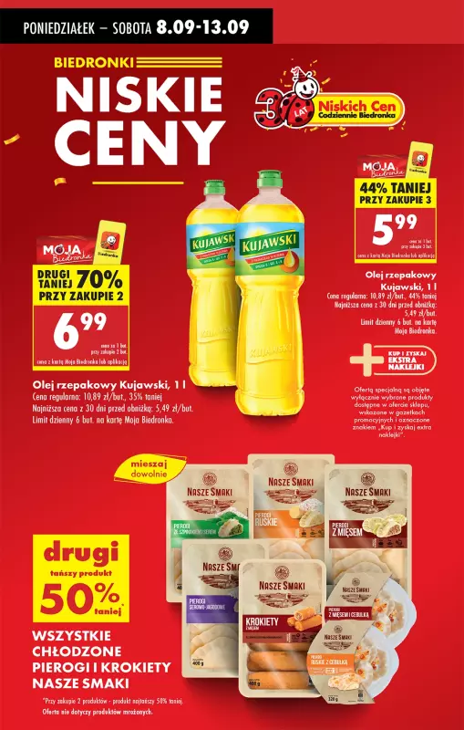 Biedronka - gazetka promocyjna Od poniedziałku od poniedziałku 08.09 do niedzieli 14.09 - strona 6