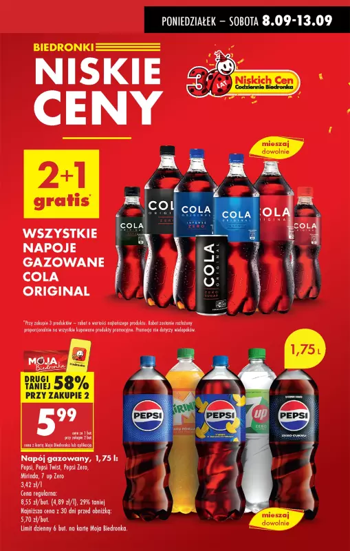 Biedronka - gazetka promocyjna Od poniedziałku od poniedziałku 08.09 do niedzieli 14.09 - strona 11