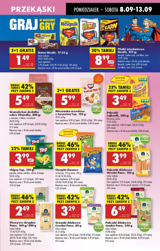 Biedronka - gazetka promocyjna Od poniedziałku od poniedziałku 08.09 do niedzieli 14.09 - strona 45