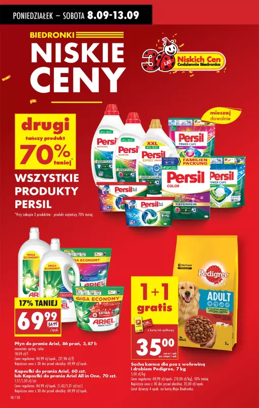 Biedronka - gazetka promocyjna Od poniedziałku od poniedziałku 08.09 do niedzieli 14.09 - strona 14
