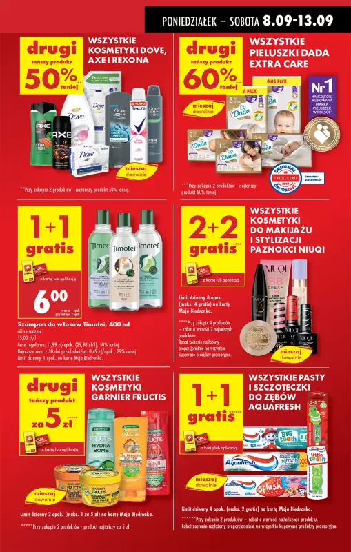 Biedronka - gazetka promocyjna Od poniedziałku od poniedziałku 08.09 do niedzieli 14.09 - strona 15