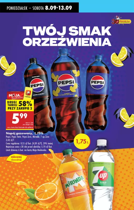 Biedronka - gazetka promocyjna Od poniedziałku od poniedziałku 08.09 do niedzieli 14.09 - strona 50