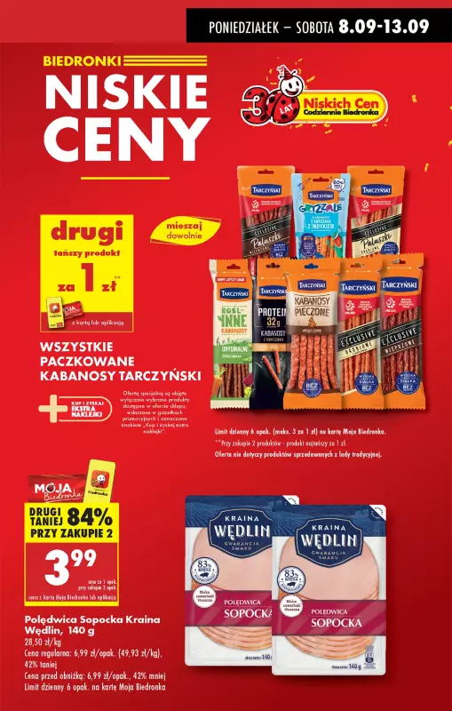Biedronka - gazetka promocyjna Od poniedziałku, Z ladą tradycyjną od poniedziałku 08.09 do niedzieli 14.09 - strona 7