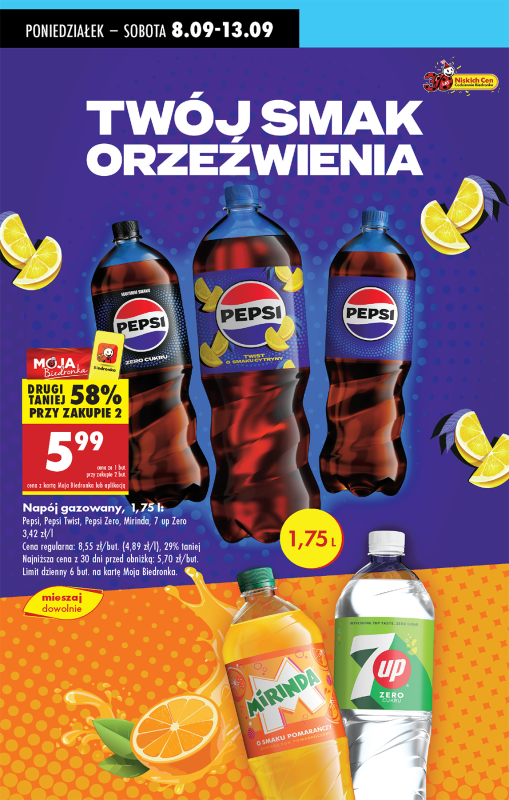 Biedronka - gazetka promocyjna Od poniedziałku, Z ladą tradycyjną od poniedziałku 08.09 do niedzieli 14.09 - strona 50
