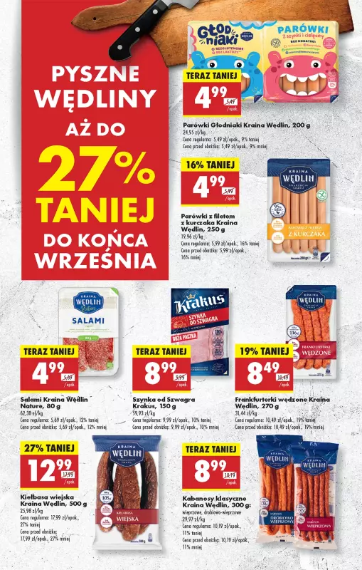 Biedronka - gazetka promocyjna Od poniedziałku, Z ladą tradycyjną od poniedziałku 08.09 do niedzieli 14.09 - strona 68