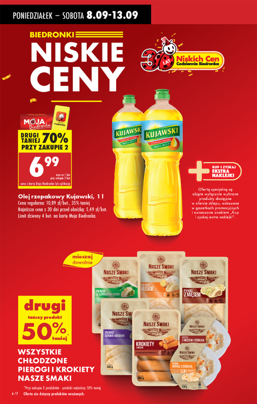 Biedronka - gazetka promocyjna Od poniedziałku, Z ladą tradycyjną od poniedziałku 08.09 do niedzieli 14.09 - strona 6