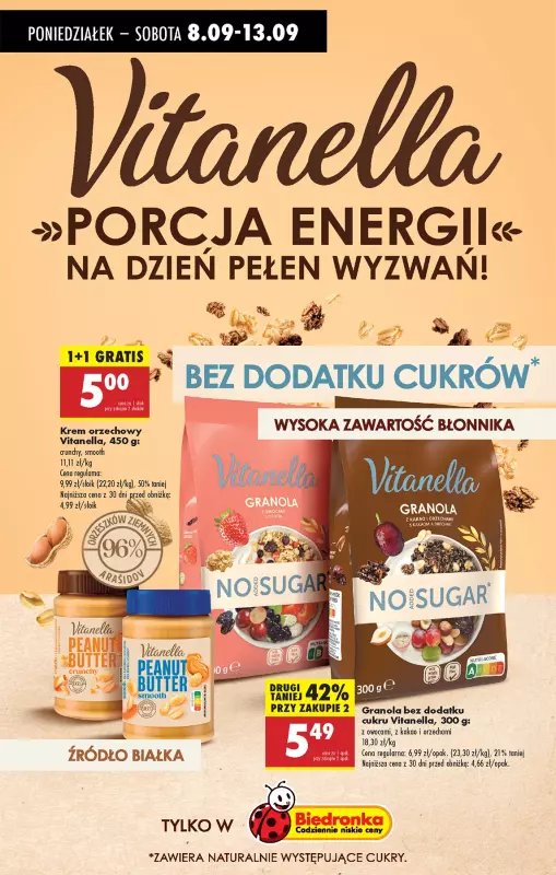 Biedronka - gazetka promocyjna Od poniedziałku, Z ladą tradycyjną od poniedziałku 08.09 do niedzieli 14.09 - strona 69