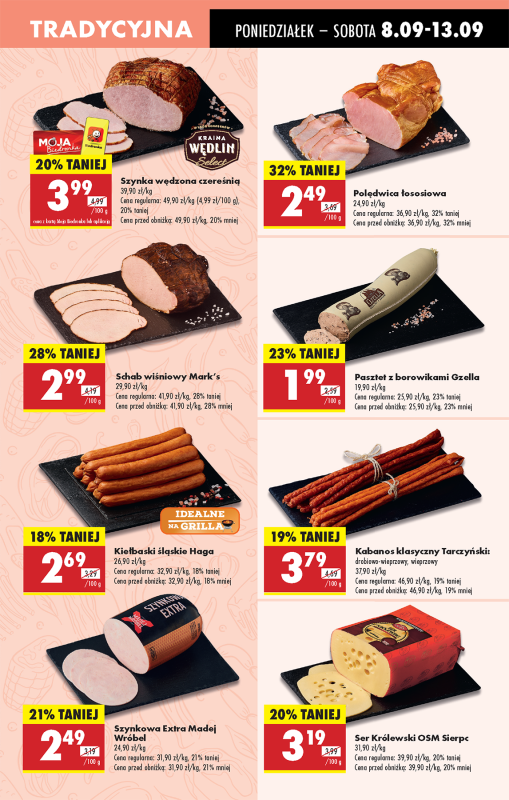 Biedronka - gazetka promocyjna Od poniedziałku, Z ladą tradycyjną od poniedziałku 08.09 do niedzieli 14.09 - strona 23