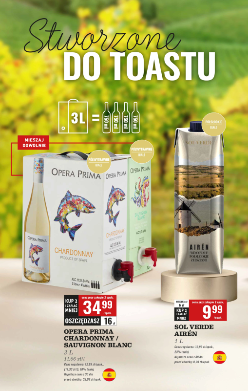 Biedronka - gazetka promocyjna Czas na toast od poniedziałku 08.09 do soboty 20.09 - strona 12