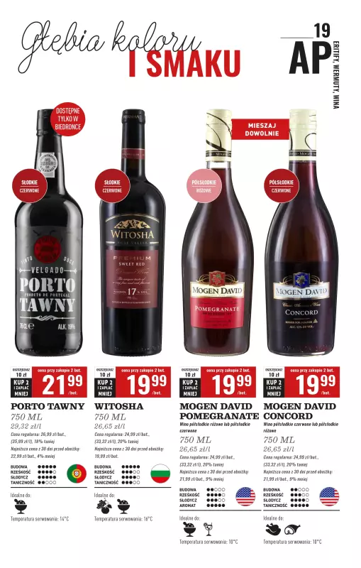 Biedronka - gazetka promocyjna Czas na toast od poniedziałku 08.09 do soboty 20.09 - strona 19
