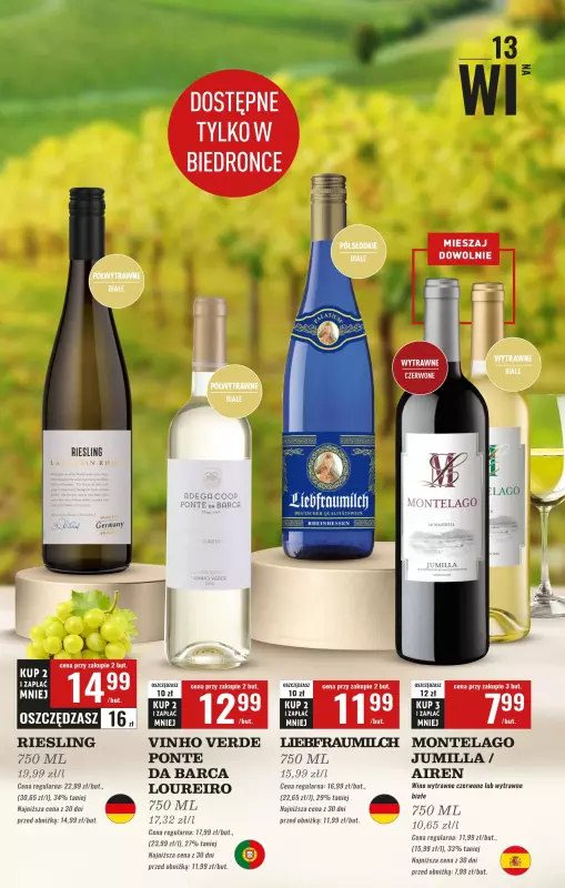 Biedronka - gazetka promocyjna Czas na toast od poniedziałku 08.09 do soboty 20.09 - strona 13