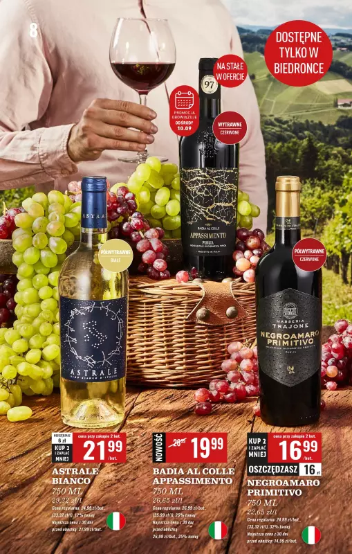 Biedronka - gazetka promocyjna Czas na toast od poniedziałku 08.09 do soboty 20.09 - strona 8