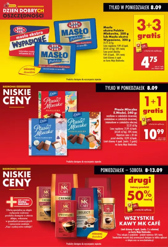 Biedronka - gazetka promocyjna Biedronkowe oszczędności od poniedziałku 08.09 do środy 10.09 - strona 2