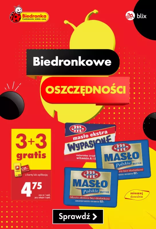 Biedronka - gazetka promocyjna Biedronkowe oszczędności od poniedziałku 08.09 do środy 10.09