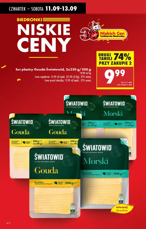 Biedronka - gazetka promocyjna Od czwartku od czwartku 11.09 do środy 17.09 - strona 6