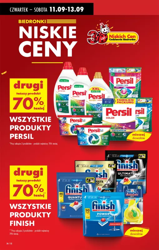 Biedronka - gazetka promocyjna Od czwartku od czwartku 11.09 do środy 17.09 - strona 14
