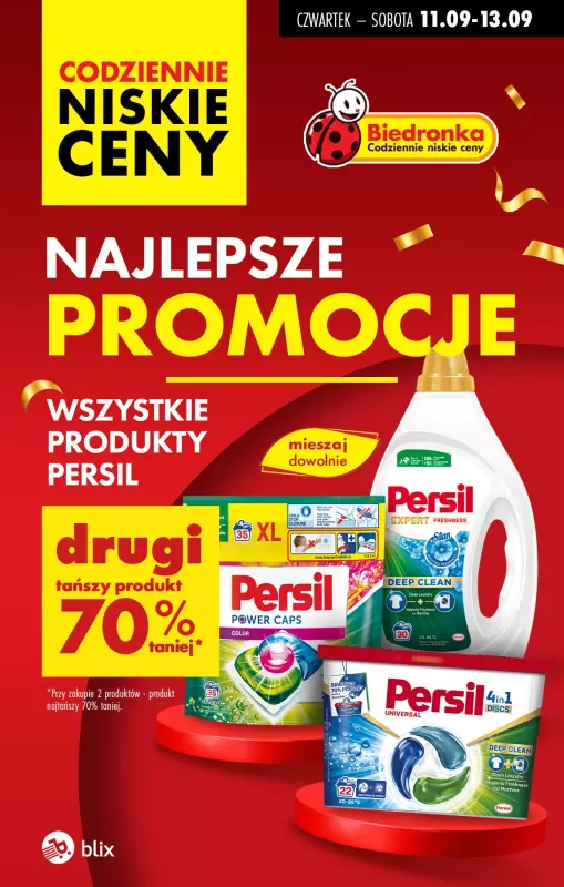 Biedronka - gazetka promocyjna Najlepsze promocje! od czwartku 11.09 do soboty 13.09
