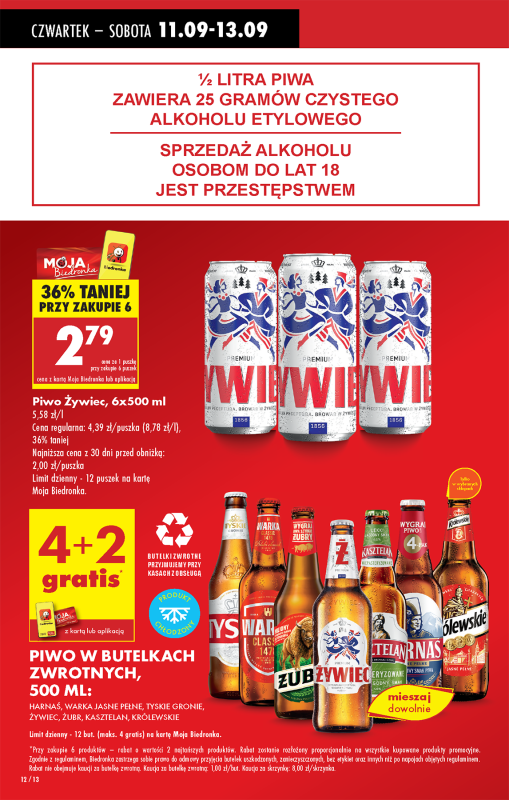 Biedronka - gazetka promocyjna Od czwartku od czwartku 11.09 do środy 17.09 - strona 14