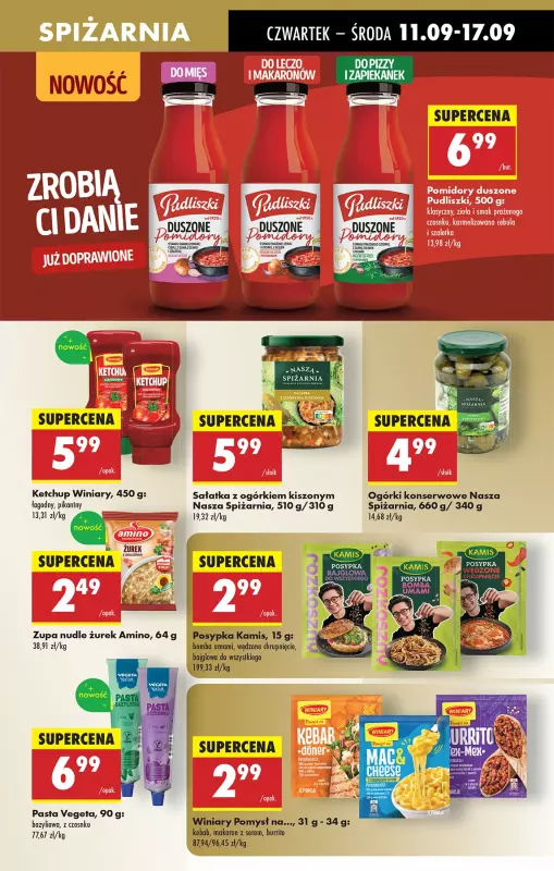 Biedronka - gazetka promocyjna Od czwartku, Z ladą tradycyjną od czwartku 11.09 do środy 17.09 - strona 45