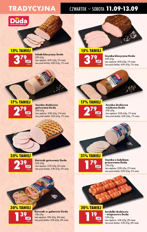 Biedronka - gazetka promocyjna Od czwartku, Z ladą tradycyjną od czwartku 11.09 do środy 17.09 - strona 25