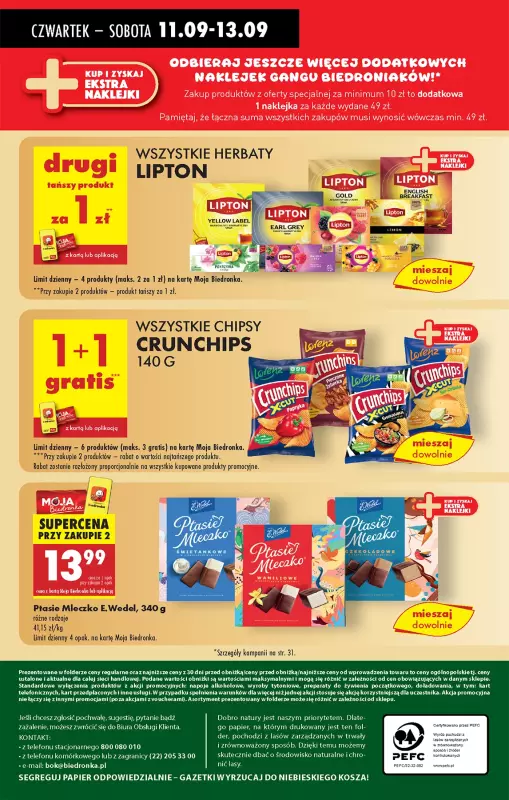 Biedronka - gazetka promocyjna Od czwartku, Z ladą tradycyjną od czwartku 11.09 do środy 17.09 - strona 70