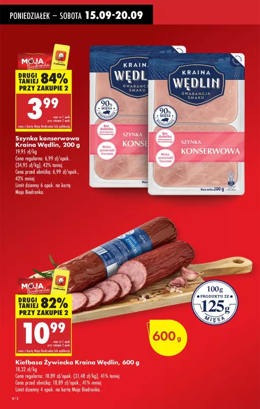 Biedronka - gazetka promocyjna Od poniedziałku od poniedziałku 15.09 do niedzieli 21.09 - strona 6