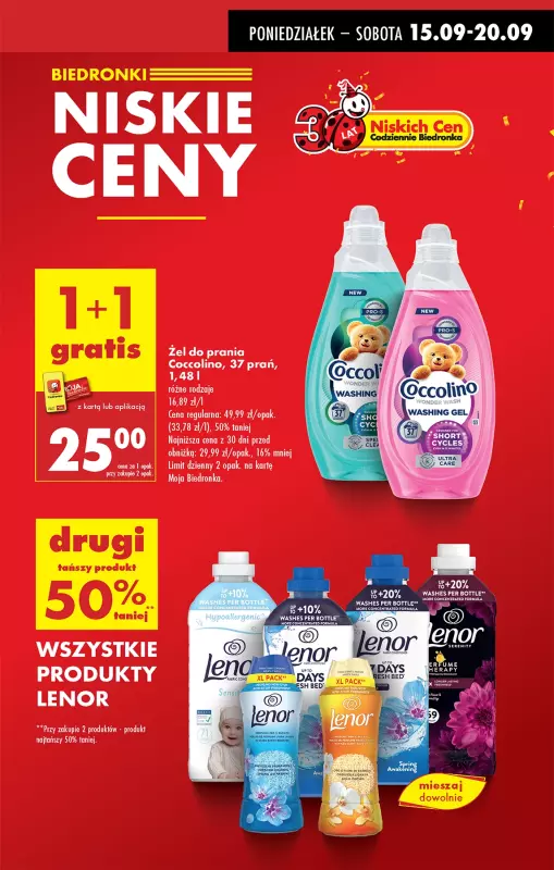 Biedronka - gazetka promocyjna Od poniedziałku od poniedziałku 15.09 do niedzieli 21.09 - strona 19