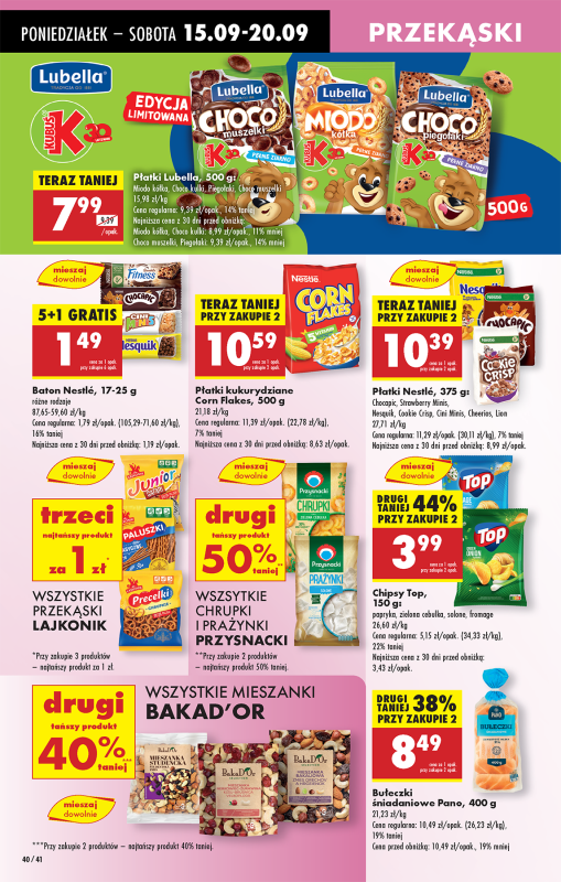 Biedronka - gazetka promocyjna Od poniedziałku od poniedziałku 15.09 do niedzieli 21.09 - strona 44
