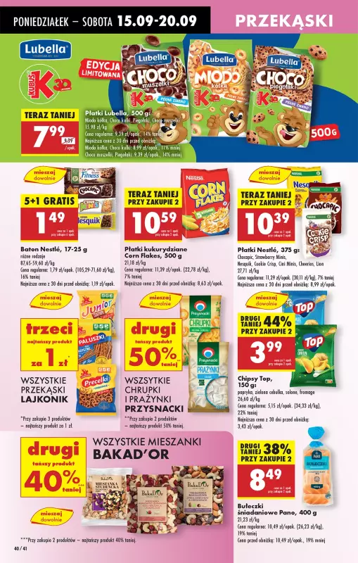 Biedronka - gazetka promocyjna Od poniedziałku od poniedziałku 15.09 do niedzieli 21.09 - strona 44