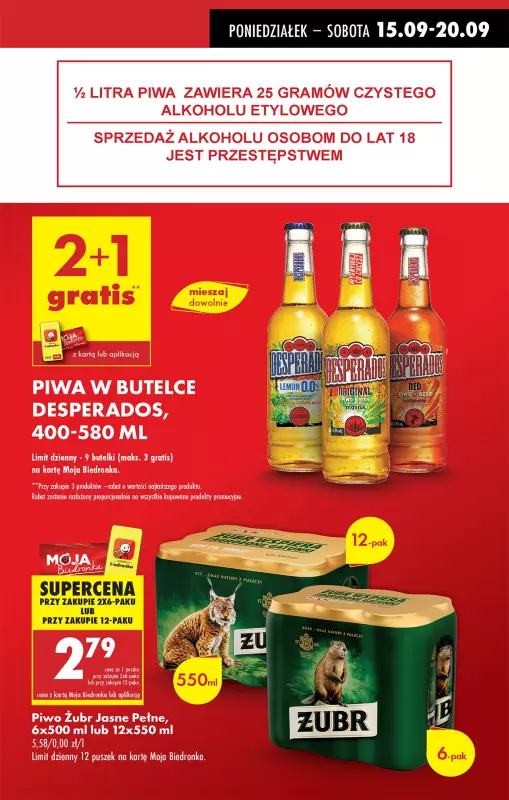 Biedronka - gazetka promocyjna Od poniedziałku od poniedziałku 15.09 do niedzieli 21.09 - strona 11