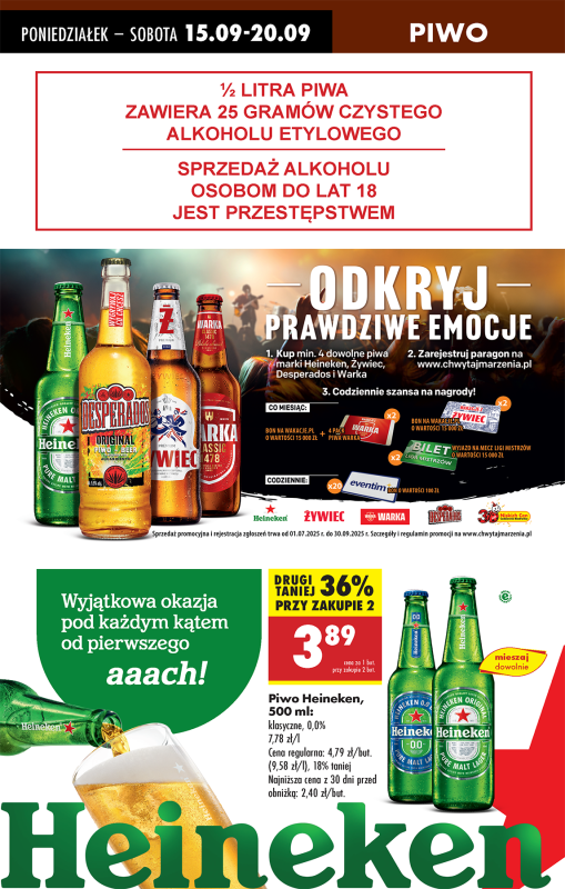 Biedronka - gazetka promocyjna Od poniedziałku, Z ladą tradycyjną od poniedziałku 15.09 do niedzieli 21.09 - strona 70