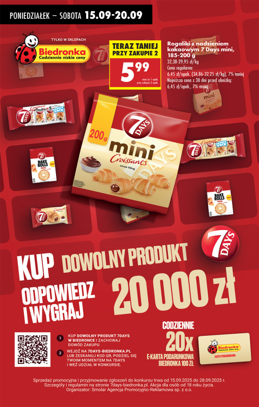 Biedronka - gazetka promocyjna Od poniedziałku, Z ladą tradycyjną od poniedziałku 15.09 do niedzieli 21.09 - strona 72
