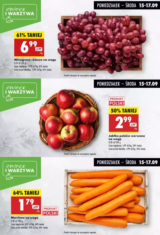 Biedronka - gazetka promocyjna Biedronkowe oszczędności   - strona 3