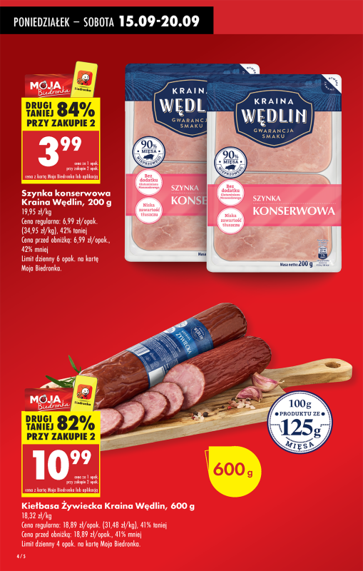 Biedronka - gazetka promocyjna Od poniedziałku od poniedziałku 15.09 do niedzieli 21.09 - strona 6