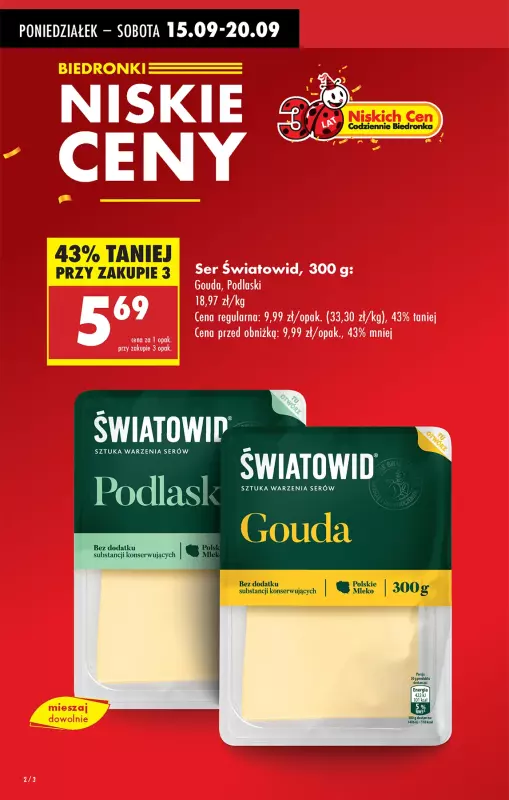 Biedronka - gazetka promocyjna Od poniedziałku od poniedziałku 15.09 do niedzieli 21.09 - strona 4