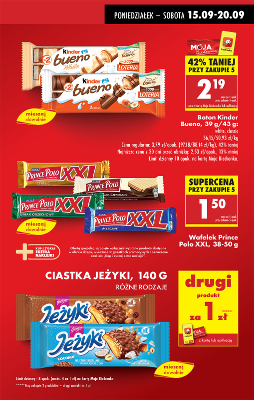 Biedronka - gazetka promocyjna Od poniedziałku, Z ladą tradycyjną od poniedziałku 15.09 do niedzieli 21.09 - strona 19