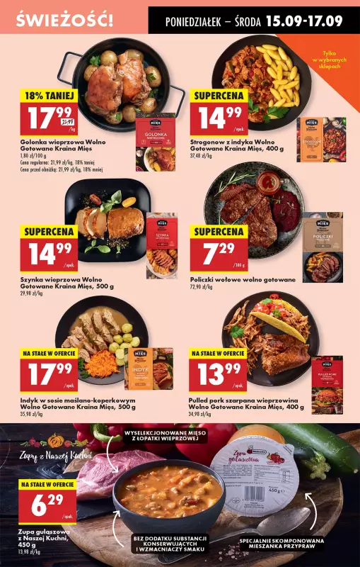 Biedronka - gazetka promocyjna Od poniedziałku, Z ladą tradycyjną od poniedziałku 15.09 do niedzieli 21.09 - strona 29