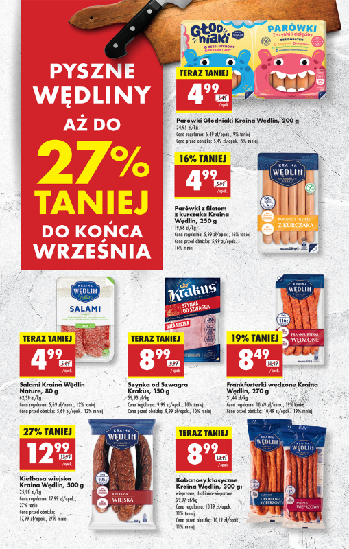 Biedronka - gazetka promocyjna Od poniedziałku, Z ladą tradycyjną od poniedziałku 15.09 do niedzieli 21.09 - strona 62