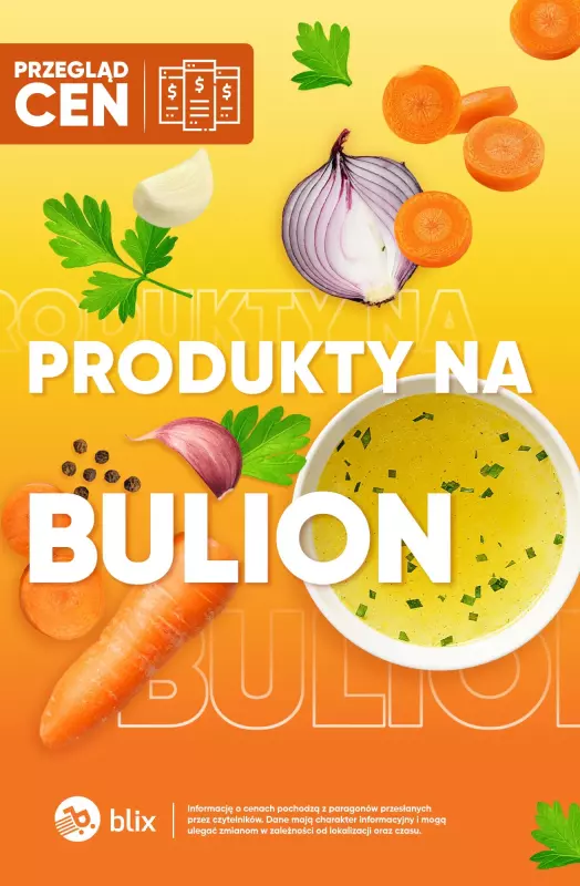 Biedronka - gazetka promocyjna Produkty na BULION - przegląd cen  